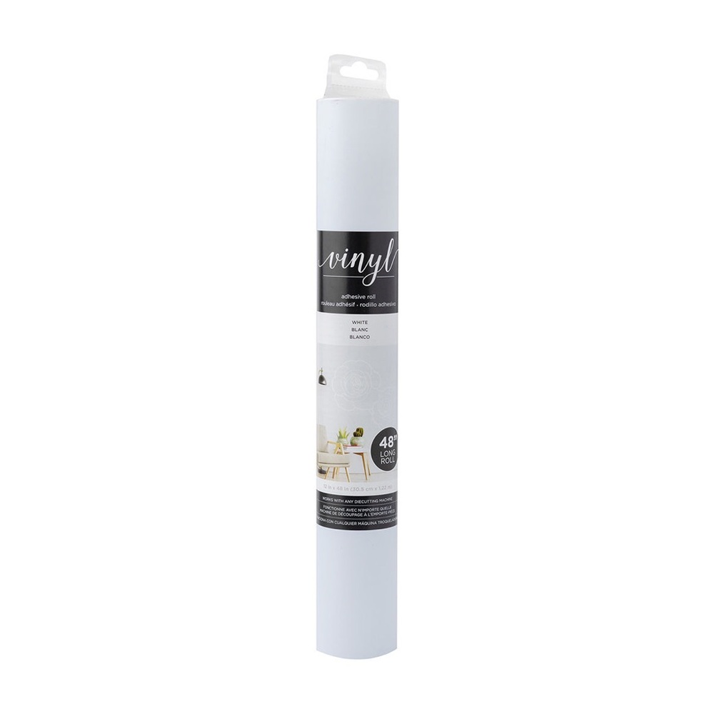White Vinyl Adhesive Roll